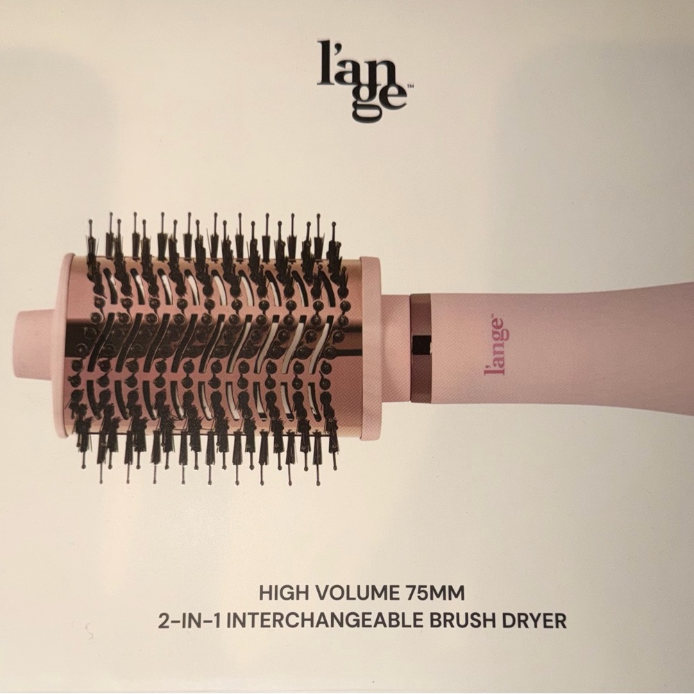 Lange Pink 2-in-1 Interchangeable Brush Dryer